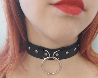 Limited Edition!!! Black choker with ring