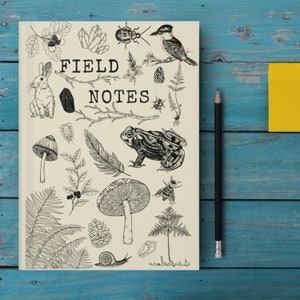 Unleash Your Inner Naturalist, Inspirational Field Journal, Exploring