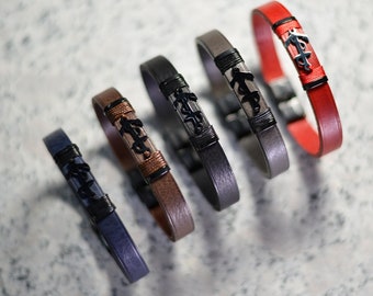 Braccialetto in pelle 5 pezzi/20 pezzi/50 pezzi, braccialetti in pelle incisi, braccialetti in pelle, logo personalizzato, braccialetti in pelle personalizzati, regali, logo