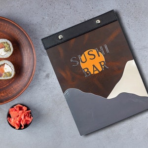 Restaurant Menu Cover, Custom Menu Folder, Leather Cover, Menu Sleeve, Cover Design, Premium leather cover, restaurant and hotel accessories
