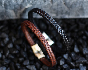 5 pz/20 pz/50 pz Braccialetti personalizzati, braccialetti in pelle incisi, braccialetti in pelle, logo personalizzato, braccialetti in pelle per uomo, regali, logo