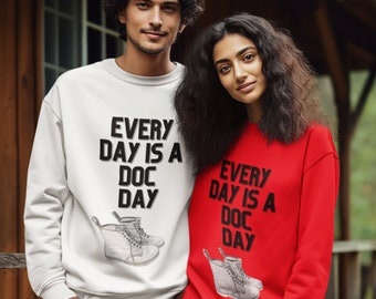 Dr Marten's Inspired 'Doc Day' Sweatshirt