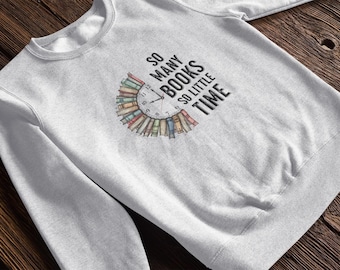 Book Lover Sweatshirt | Cosy Reader Apparel | Bookish Designs