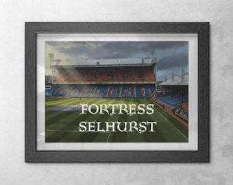 Crystal Palace Poster - CPFC Wall Art - Football Art - Selhurst Park Poster - CPFC Stadium Art - Gift for Palace Fan