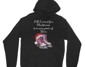 Dr Marten's Inspired 'Christmas' Adult Hoodie