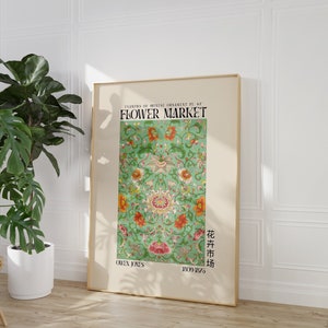 Owen Jones Flower Market Print: Vintage Chinese Art Nouveau (Digital Print)
