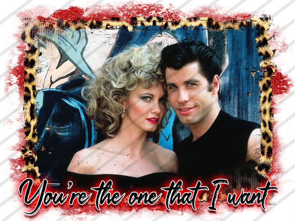Grease you're the one that I want digital design File Etsy