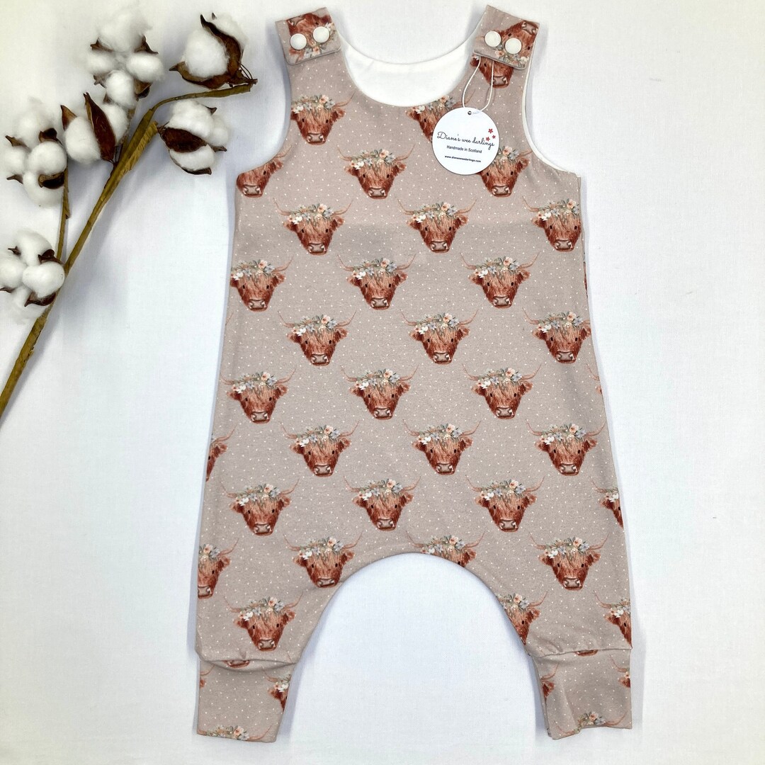 Bebe Otto Organic Knitted Dog Romper - Oat