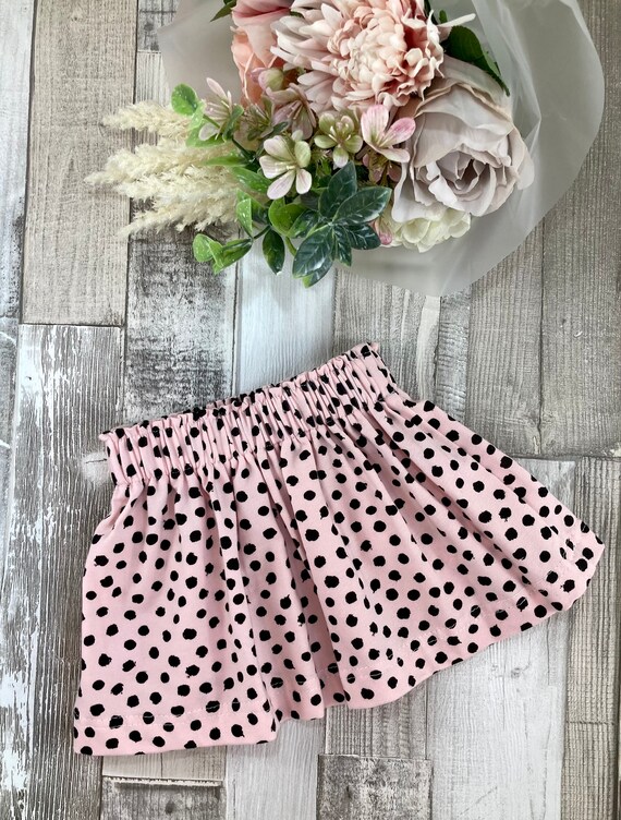 Polka dot skirt outfit baby deals