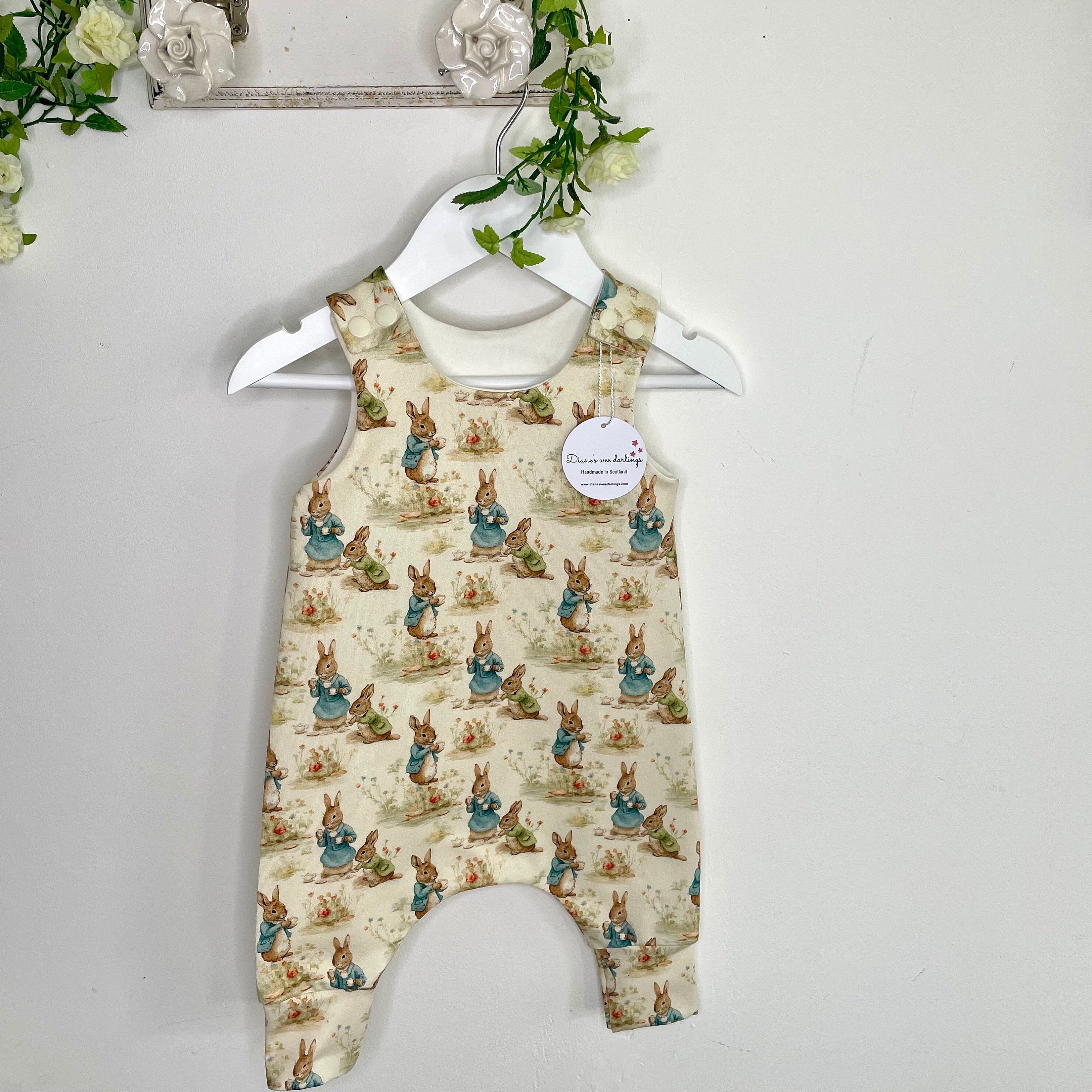 Peter Rabbit Quilted Babysuit Emmerson