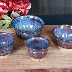 Handmade Small Set of Ceramic Bowls image 3