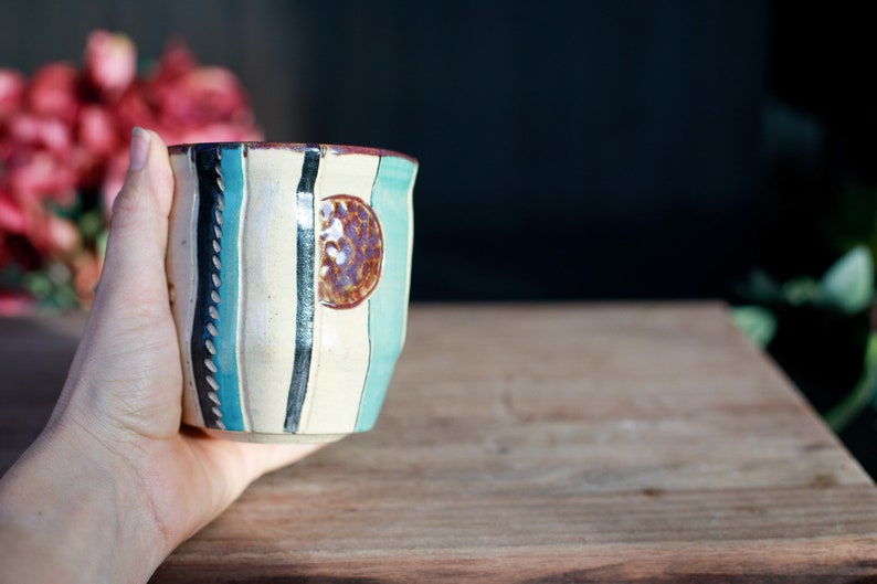 Handmade ceramic cup image 4