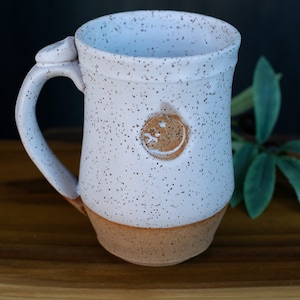 Handmade Ceramic Moon and Stars Mug