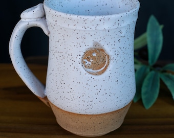 Handmade Ceramic Moon and Stars Mug