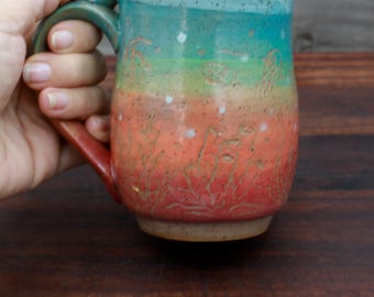 Handmade Coral Reef Mug