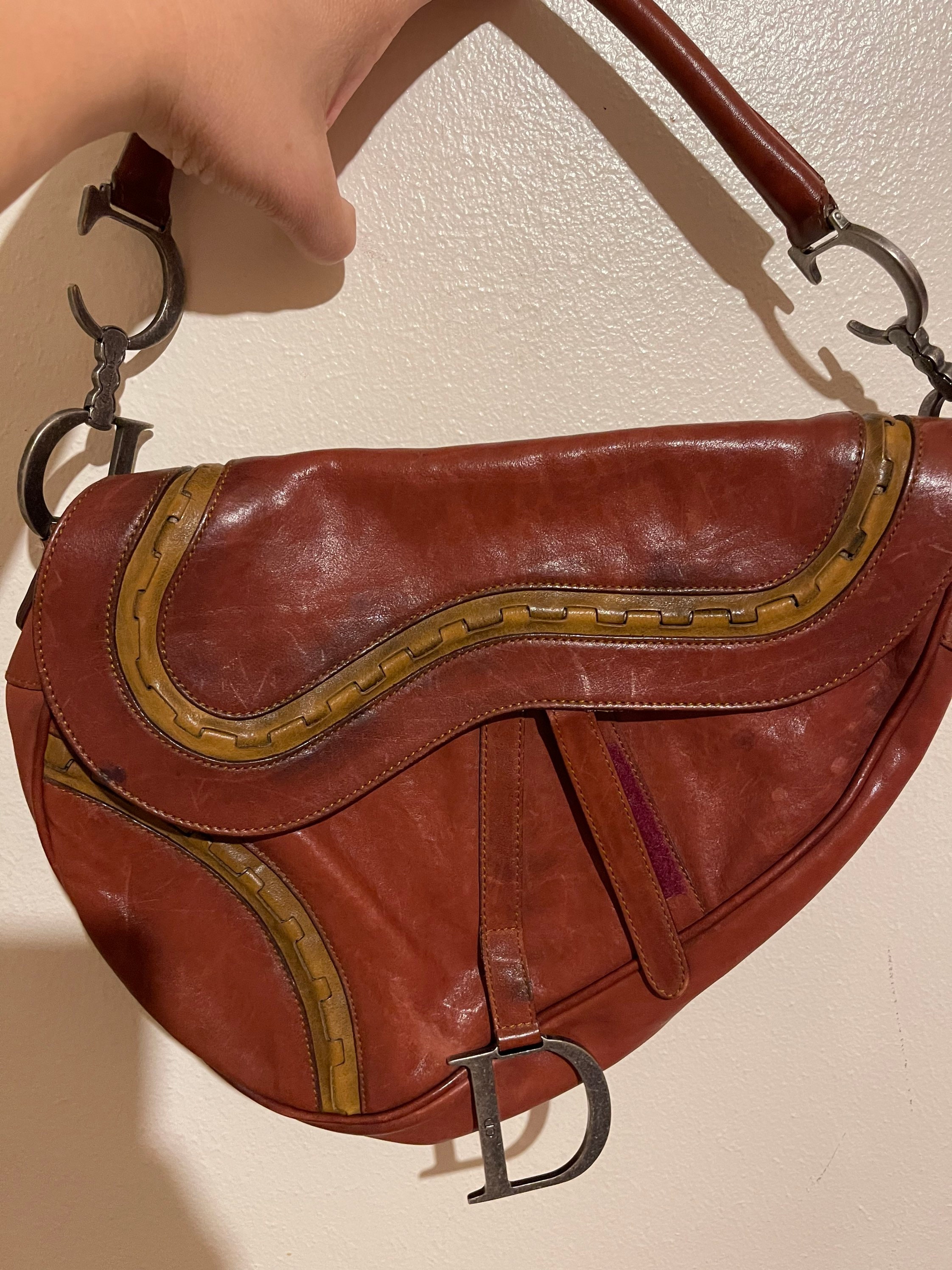 Christian Dior Vintage Oblique Saddle Pochette – STYLISHTOP