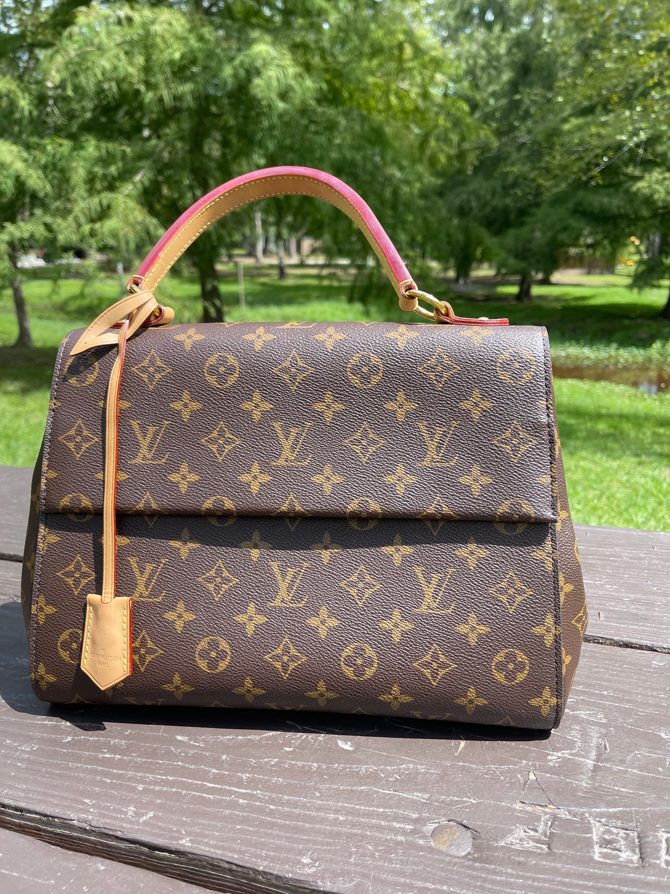 Louis Vuitton Cluny Top Handle Bag Epi Leather BB Neutral 2280921