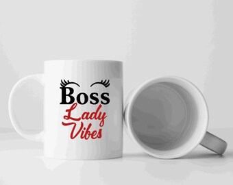 Mug, Mugs, Boss Lady, Small Business Owner