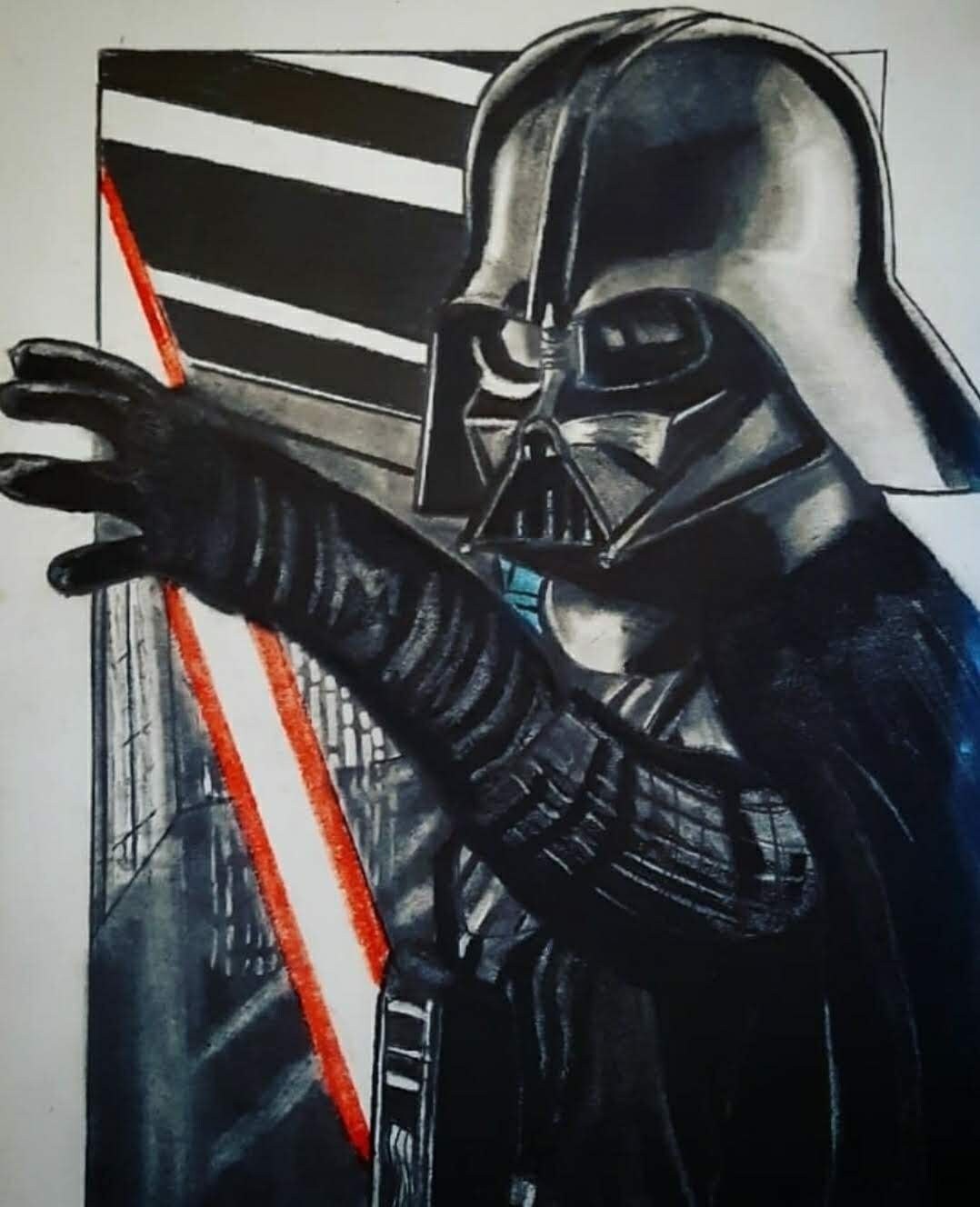 Pencil Art/drawing COMMISSION Darth Vader example of Piece Etsy UK