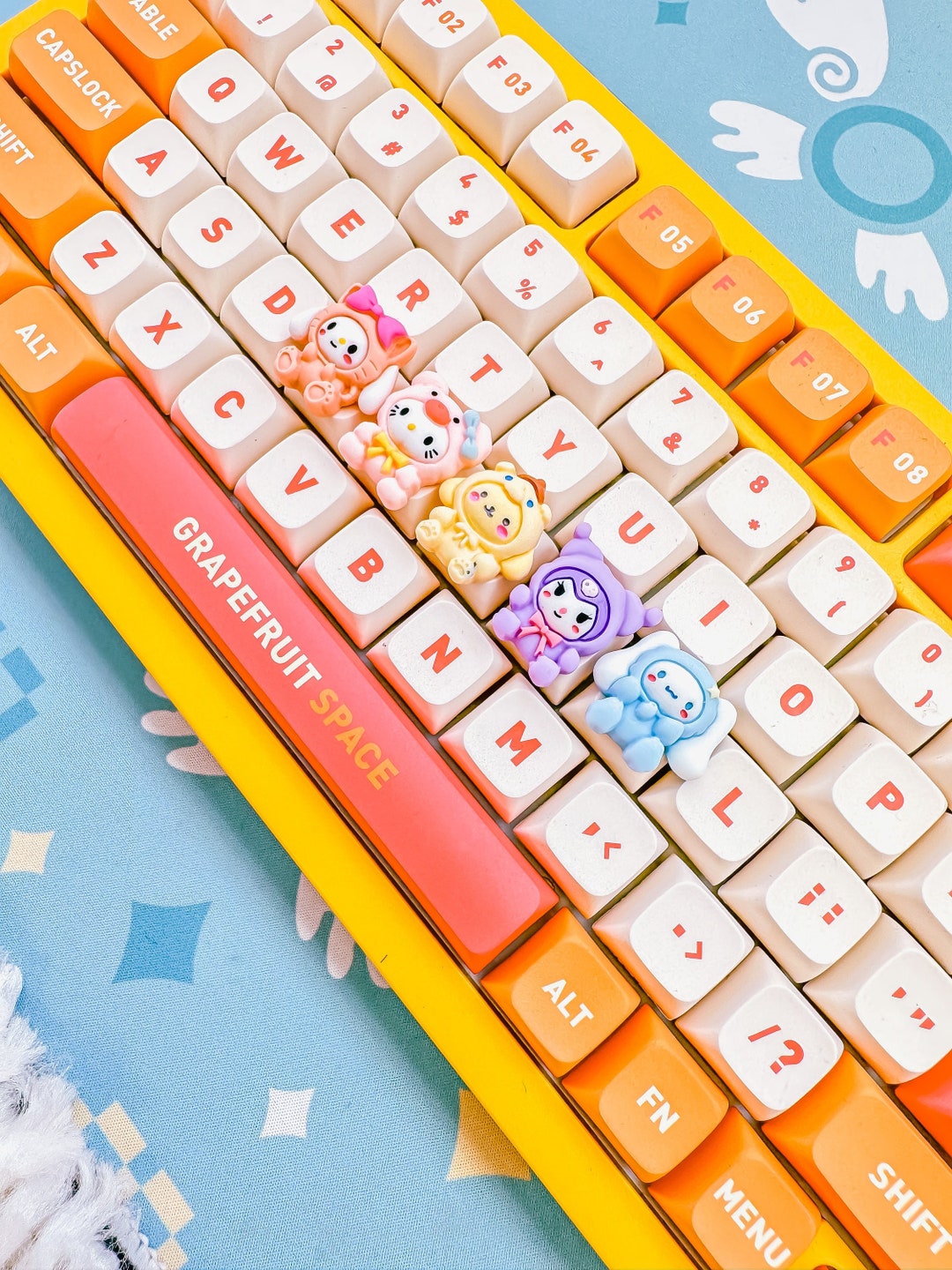 Kawaii Keycaps /bear Keycaps/ Cinnamoroll / Cute Keycaps/ ESC / MY