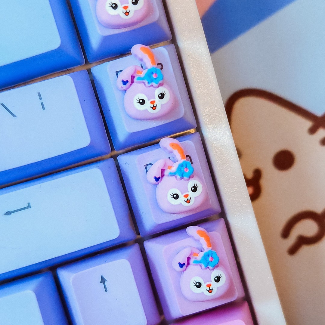 Bunny Keycap Animal Keycaps Kawaii Animal Keycaps My Etsy