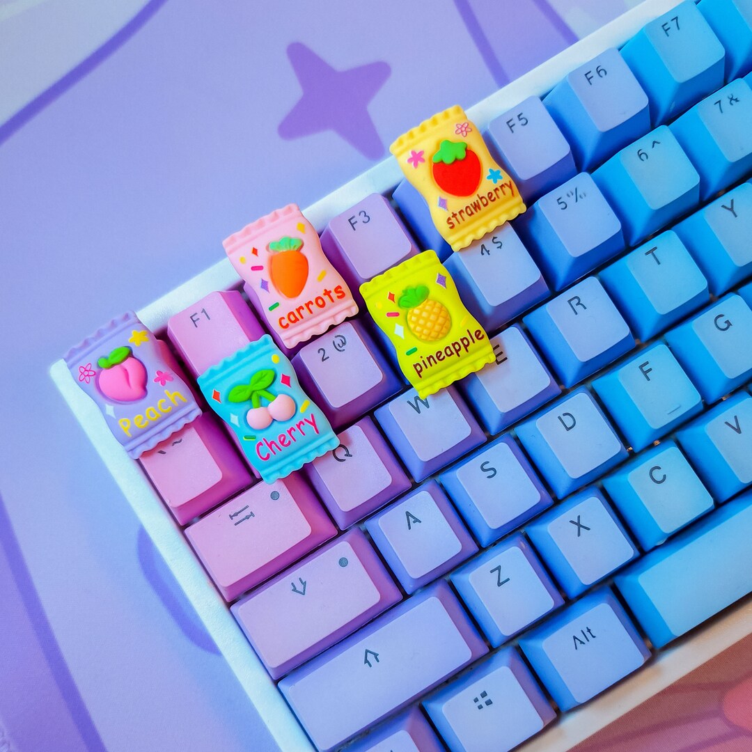 Fruit Keycaps / Artisan Keycaps, Esc Keycaps, Pwiink, Cherry Mx, Custom