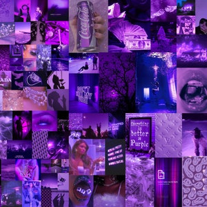 Purple Euphoria Aesthetic Photo Collage Kit Baddie (Download Now) - Etsy