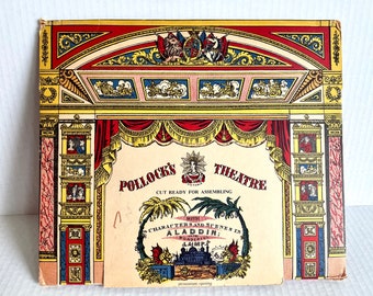 Vintage Pollock's Toy Theatre Aladdin