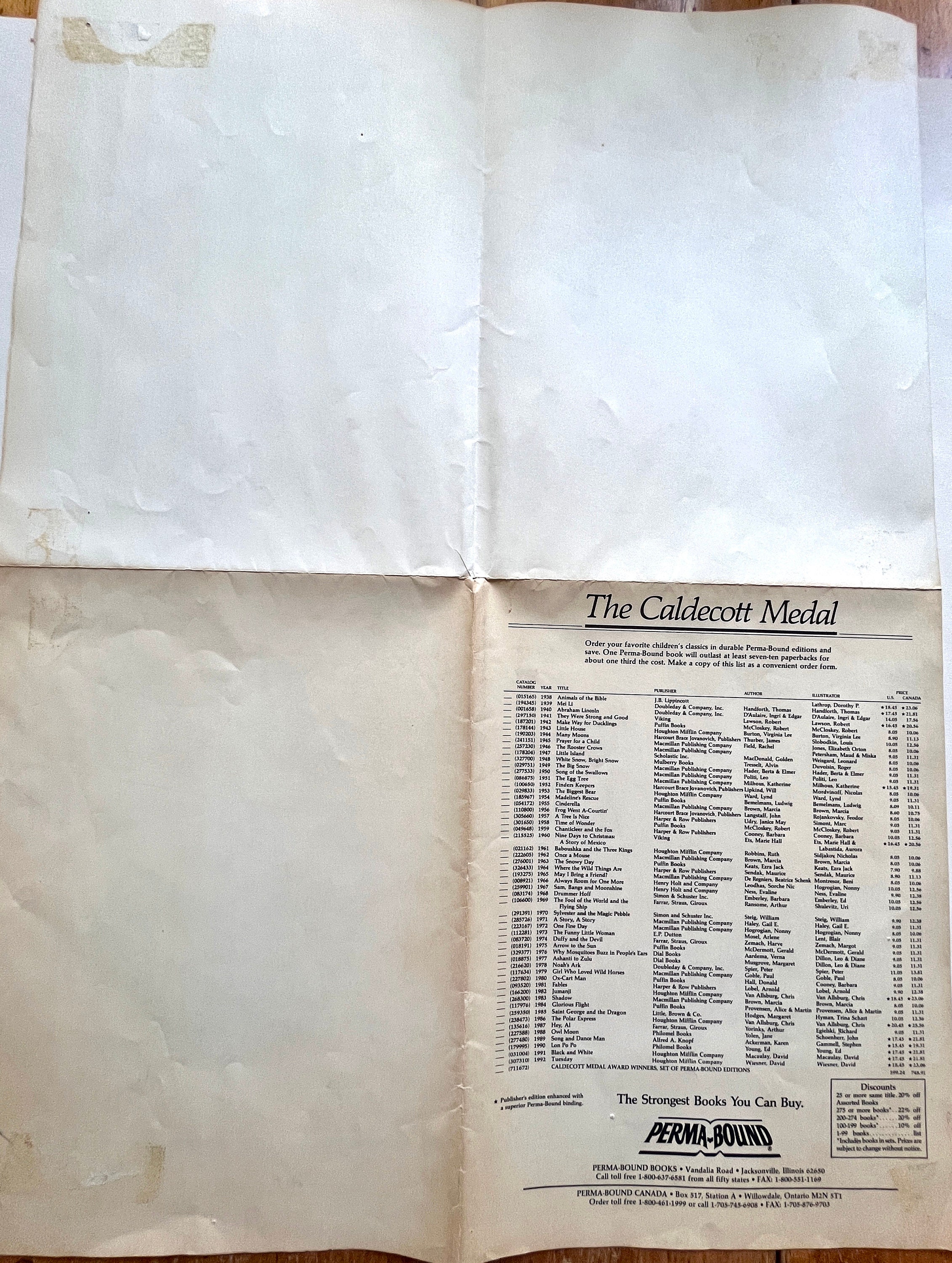 Caldecott Medal Winners Poster Children's Books - Etsy