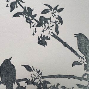 Blackbirds in the Blossom