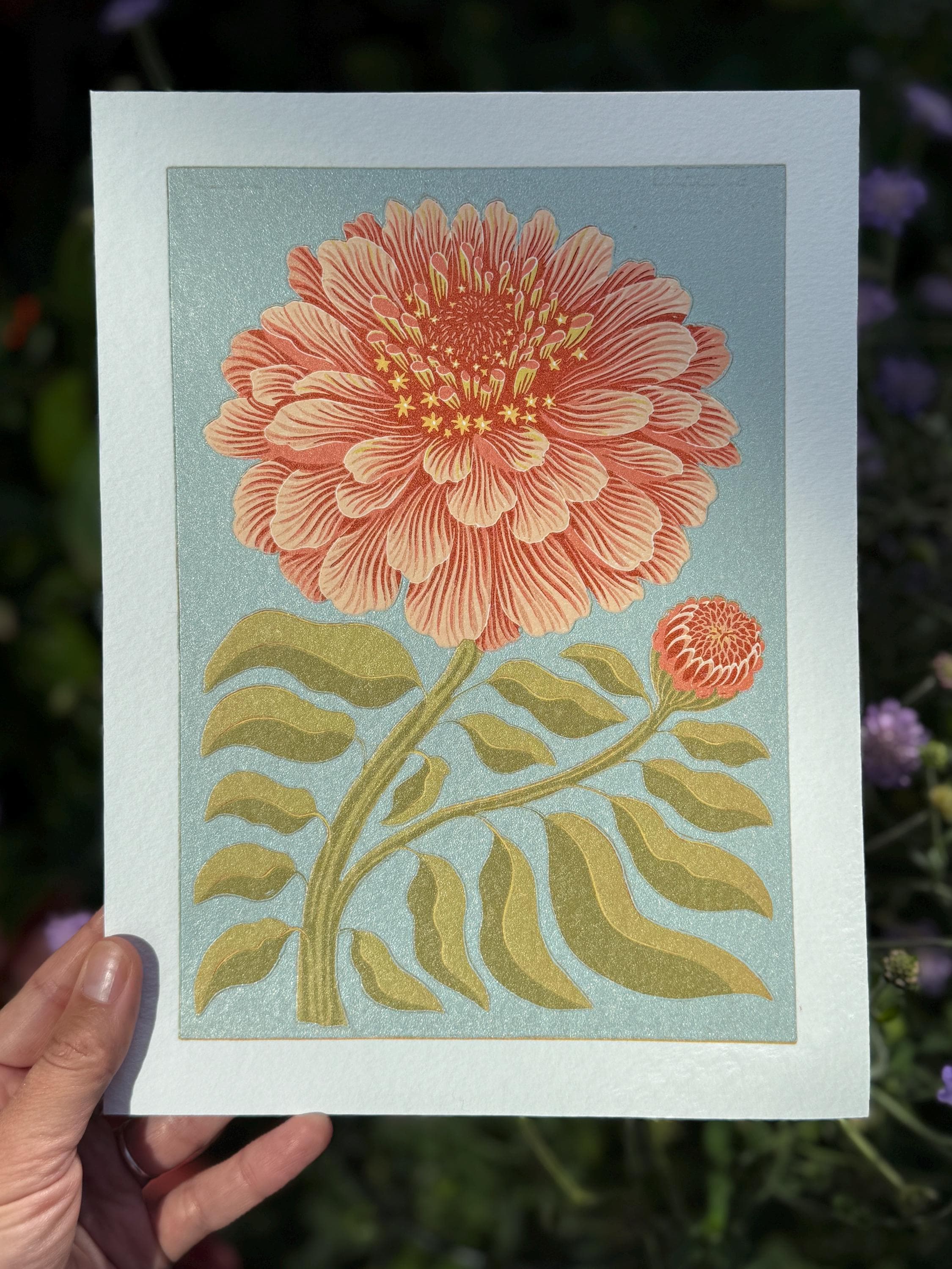 ジョアン アイザック(Joanne Izaac)「Zinnias」 ジョアン アイザック(Joanne Izaac)「Zinnias」 ジョアン アイザック