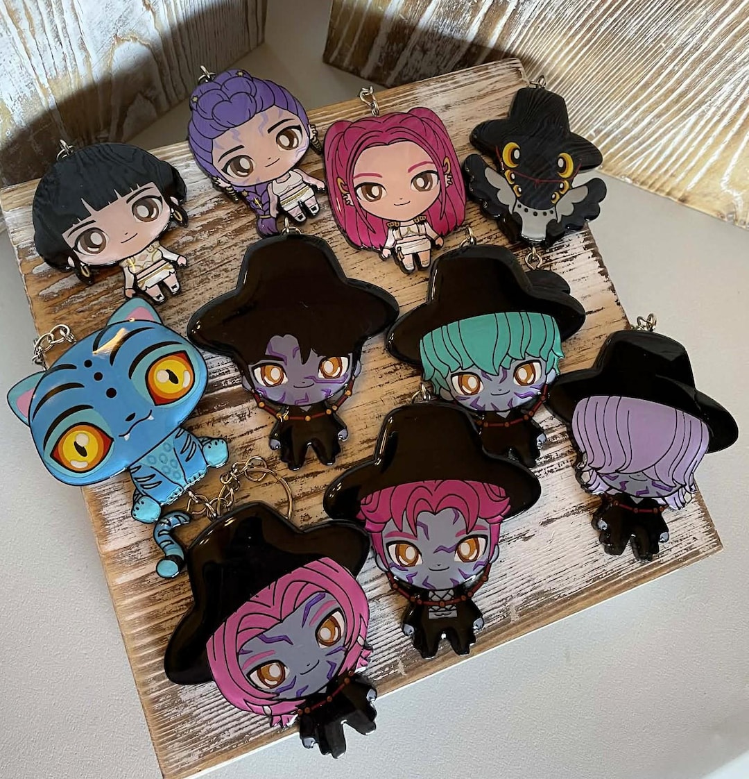 Demonc Key Chain Kpop Demon Keychain - Etsy