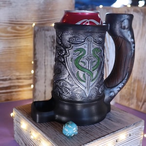 Snake Dice Tower and Can Cozy