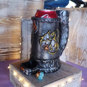 Dragon Starter Dice Tower and Can Cozy