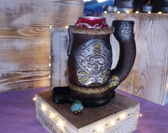 Pirate Dice Tower and Can Cozy