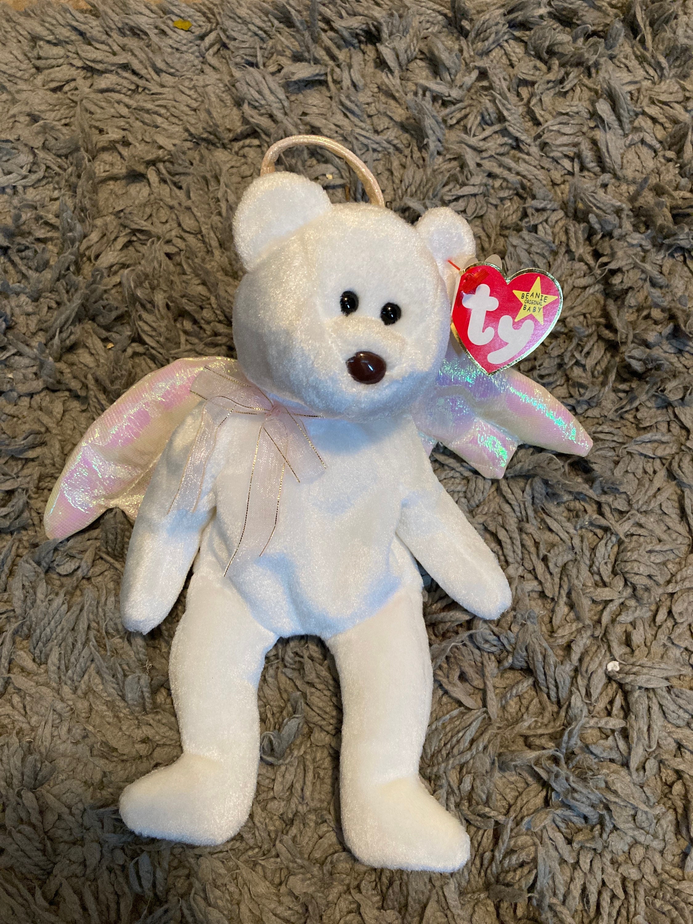 Halo the ULTRA RARE Vintage Beanie Baby Etsy