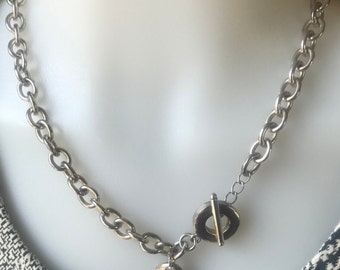 Tiffany & Co. 925 Silver Double Mini RTT Hearts 16” Necklace