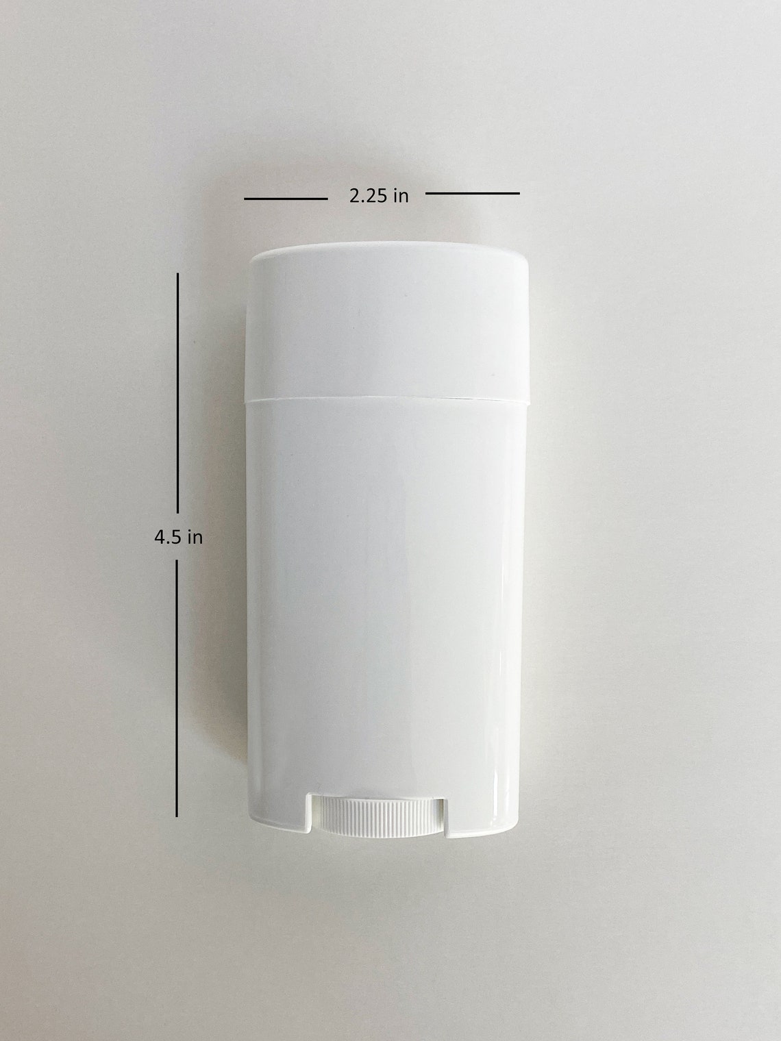 252.5 oz Twist Up White Empty Deodorant Tube/Lotion Bar Tube Etsy