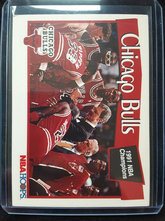 1991 nba champions nba hoops card Clearance