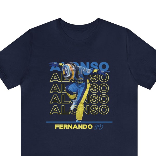 Fernando Alonso Shirt | Alonso Formula 1 T-Shirt | F1 Apparel | Renault Formula 1 Shirt | El Plan