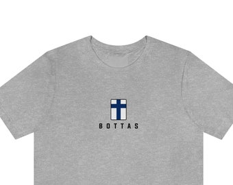 Valtteri Bottas Premium Shirt | Bottas Finland Flag Shirt | Alfa Romeo Formula 1 Fan Shirt Gift