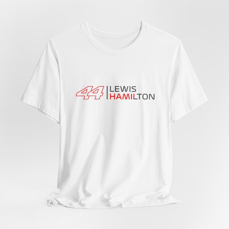 Alle Artikel sind von Hand bestickt HAMILTON Saison 2025Ferrari Shirt | Ferrari F1 T-Shirt | HAMILTON T-Shirt White