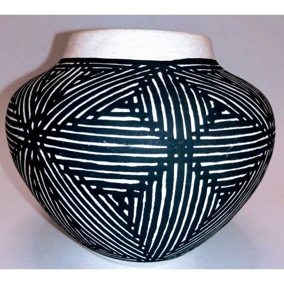 Frances Concho Signed Acoma Pottery Jar