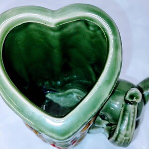 Vintage Green Luck Elephant Vase image 5