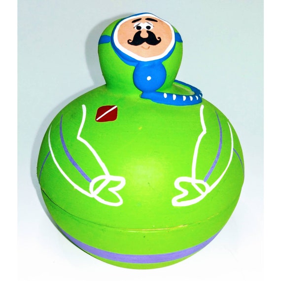 Unique Scuba Diver Clay Trinket Box