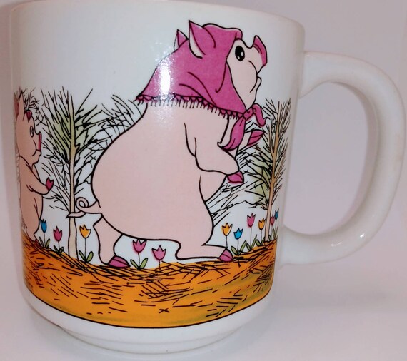 Momma Pig and 4 Piglets Coffee Mug