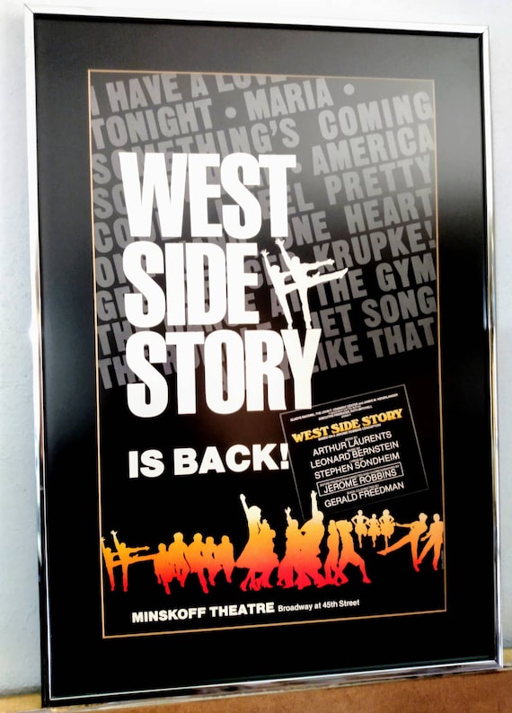 West Side Story 1980 Framed Poster
