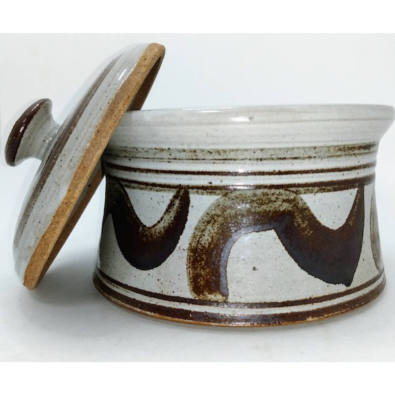 Studio Artist Signed Stoneware Casserole