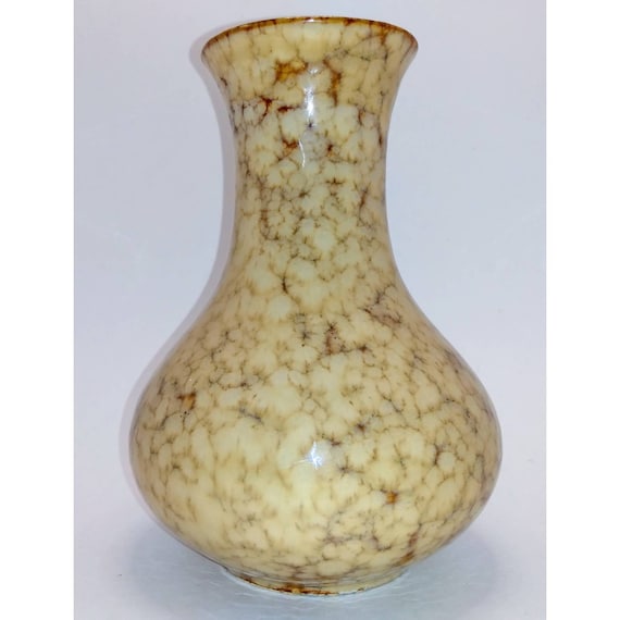 Mid-Century Yellow Clay Vase