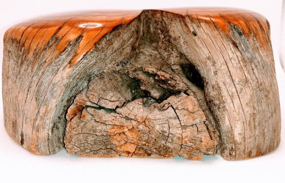 Rustic Artist Signed Candle Holder